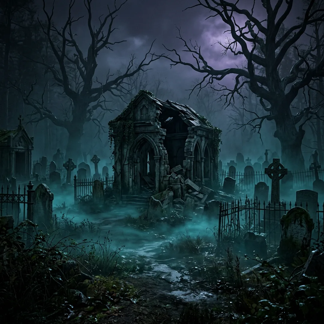 Cursed Graveyard Scene Kit